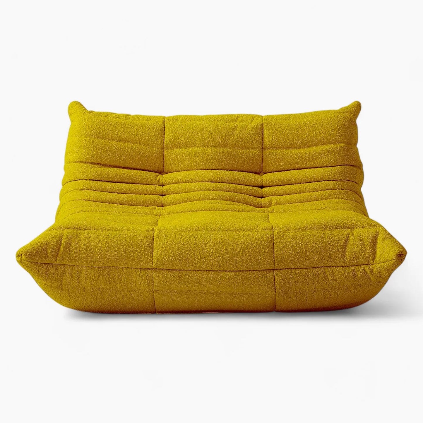 Modern Caterpillar Loveseat Sofa 2-seater lounge couch with high-density foam and modular design