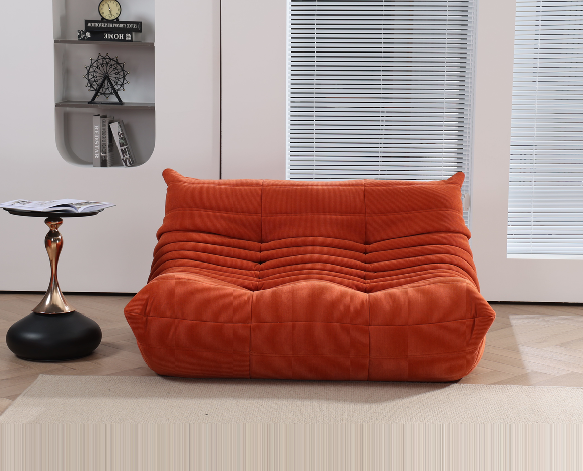 Luxury Caterpillar Sofa Double Seater Loveseat