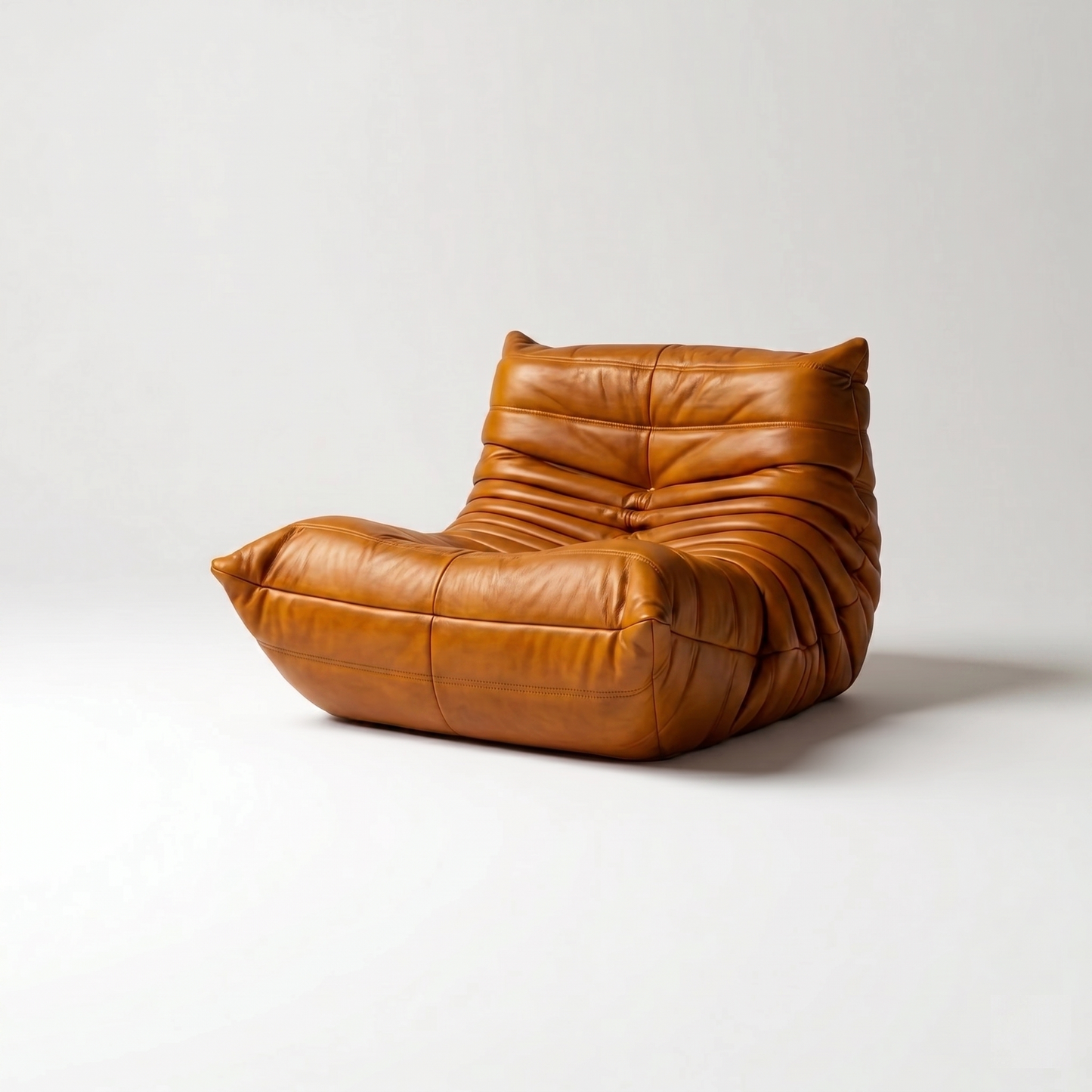 Luxury Leather Caterpillar Sofa Single Seater