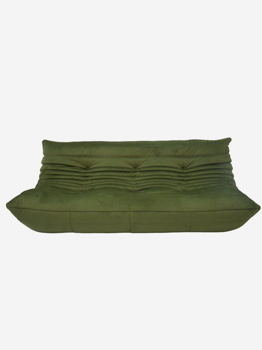 Caterpillar Sofa 3 Seater Lounge Chair-Flannel