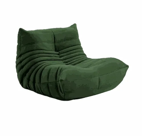 Modern Caterpillar Sofa lounge chair with all-foam frameless design and premium upholstery