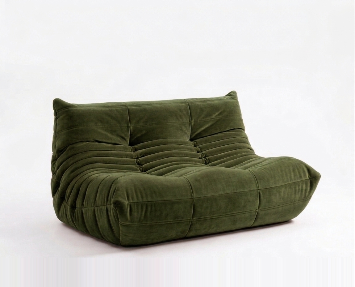 Luxury Caterpillar Sofa 2 Seater Loveseat