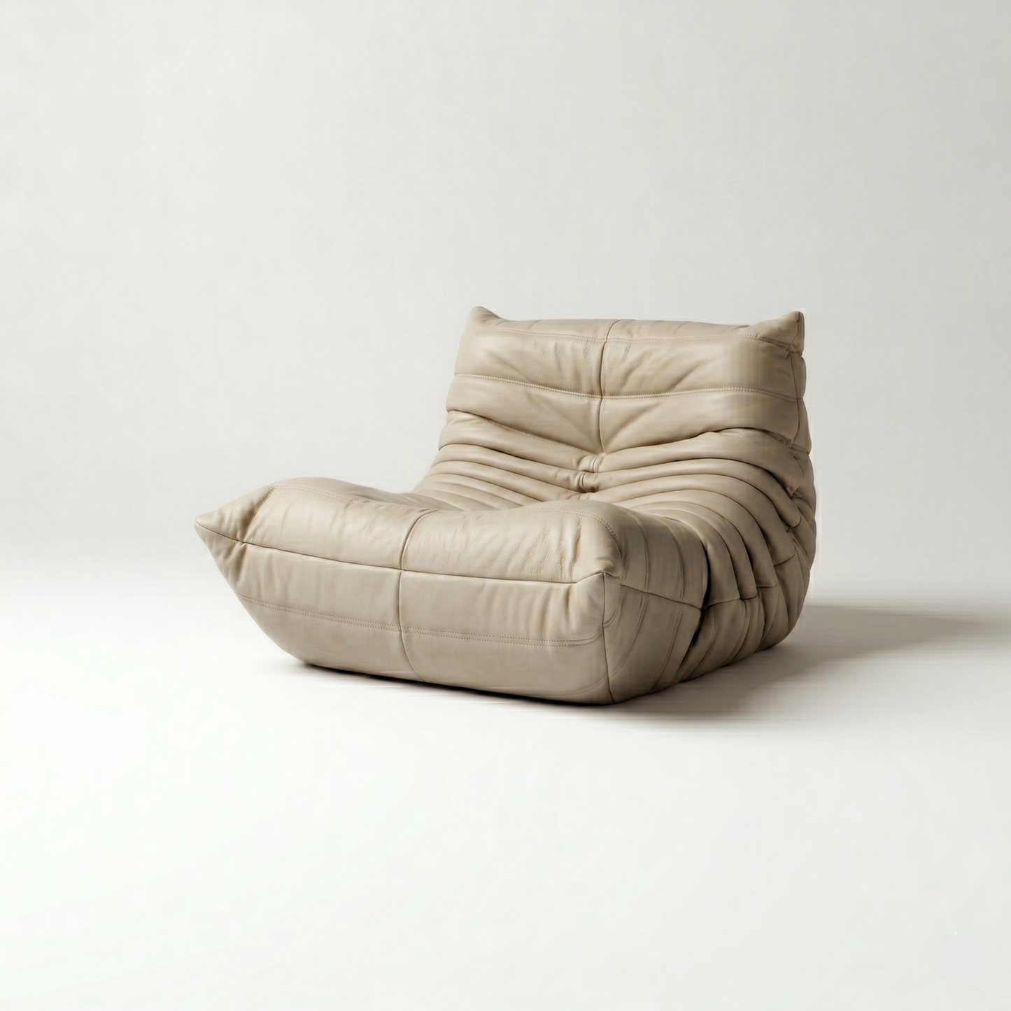 Luxury Leather Caterpillar Sofa Single Seater