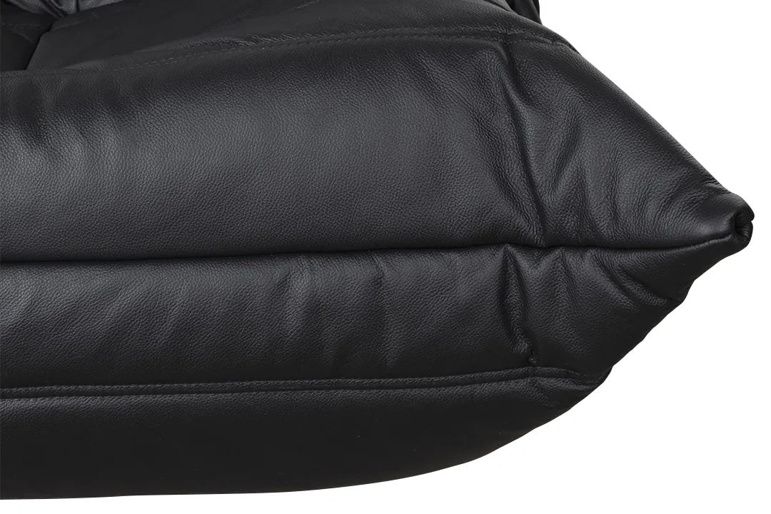 Caterpillar Lounge Chair and matching footstool with plush foam upholstery in stylish living room setting