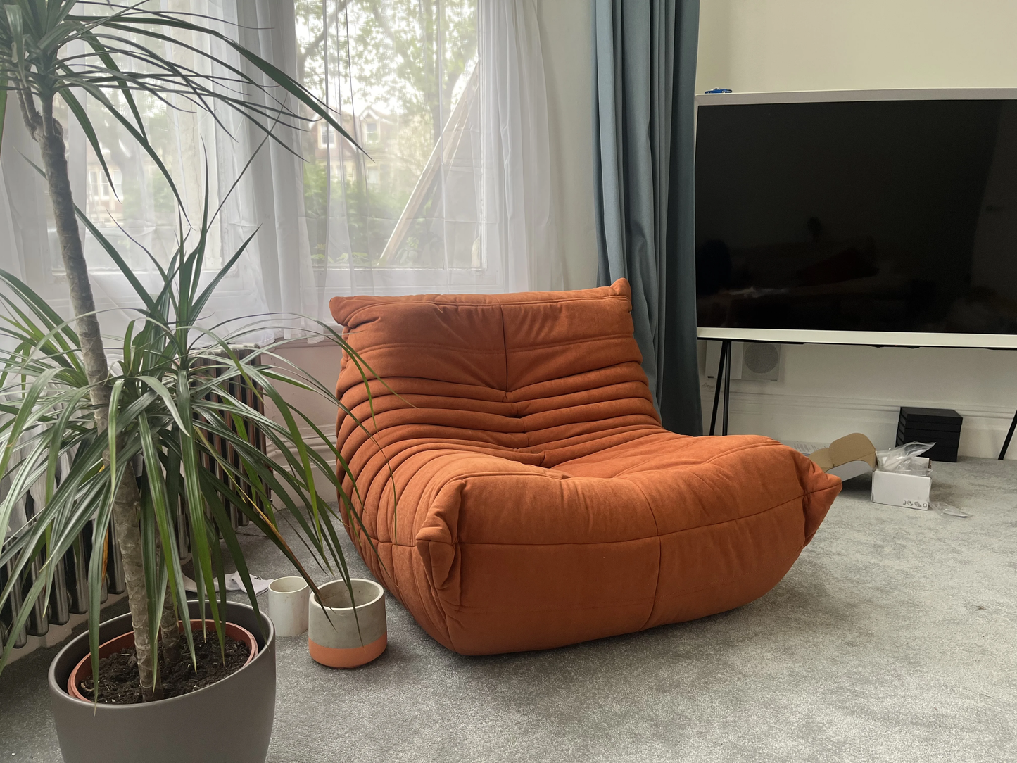 Luxury Caterpillar Sofa Single Seater Chair