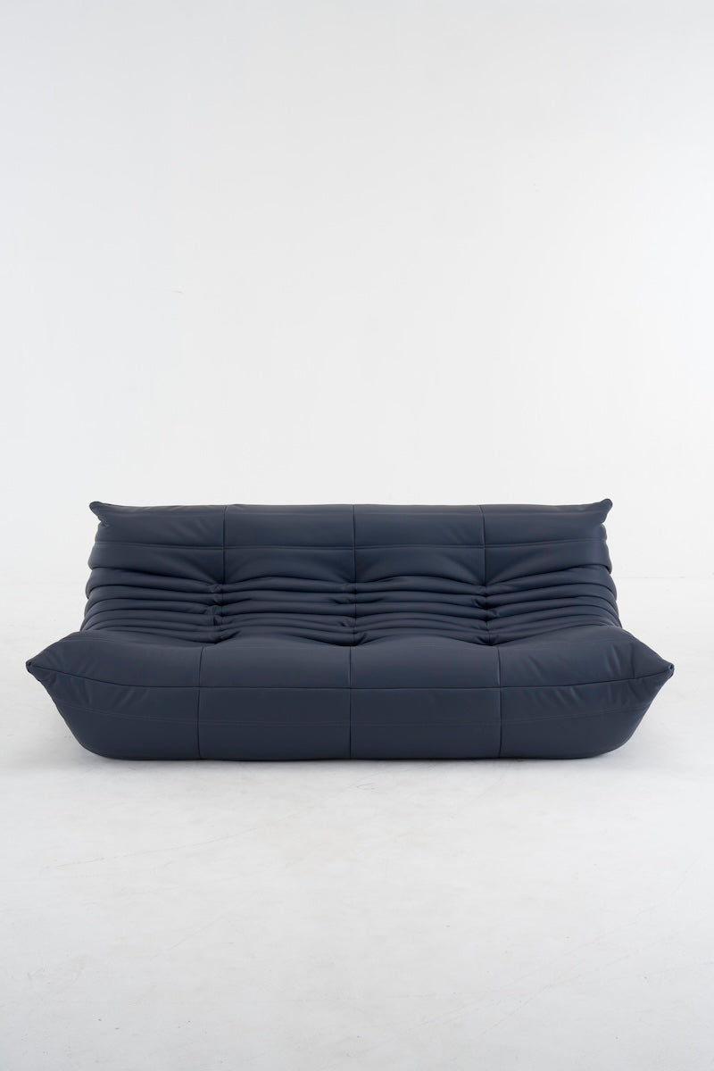 Caterpillar Sofa 3 Seater Lounge Chair-Flannel