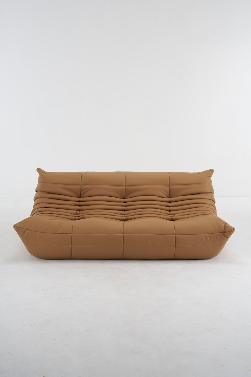 Caterpillar Sofa 3 Seater Lounge Chair-Flannel