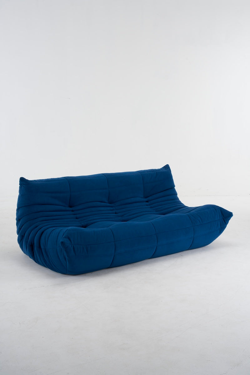 Caterpillar Sofa 3 Seater Lounge Chair-Flannel