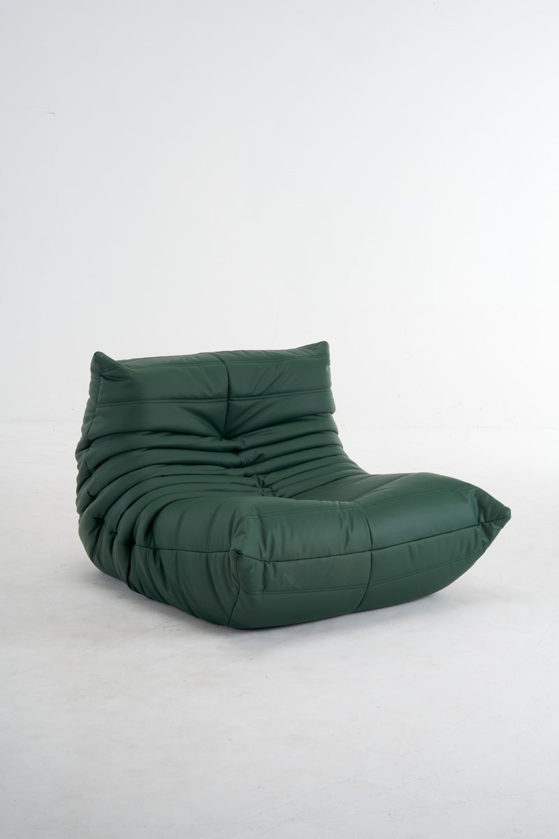 Luxury Leather Caterpillar Sofa Single Seater