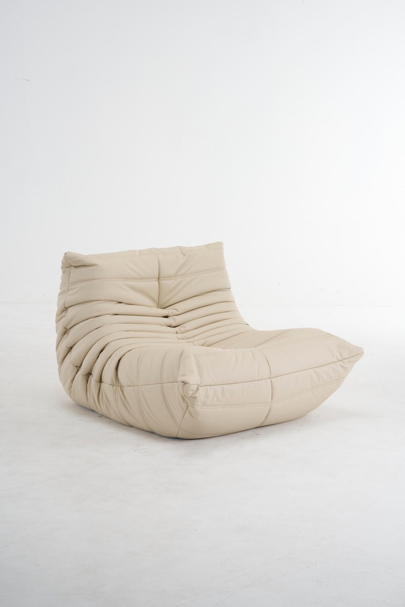 Luxury Leather Caterpillar Sofa Single Seater
