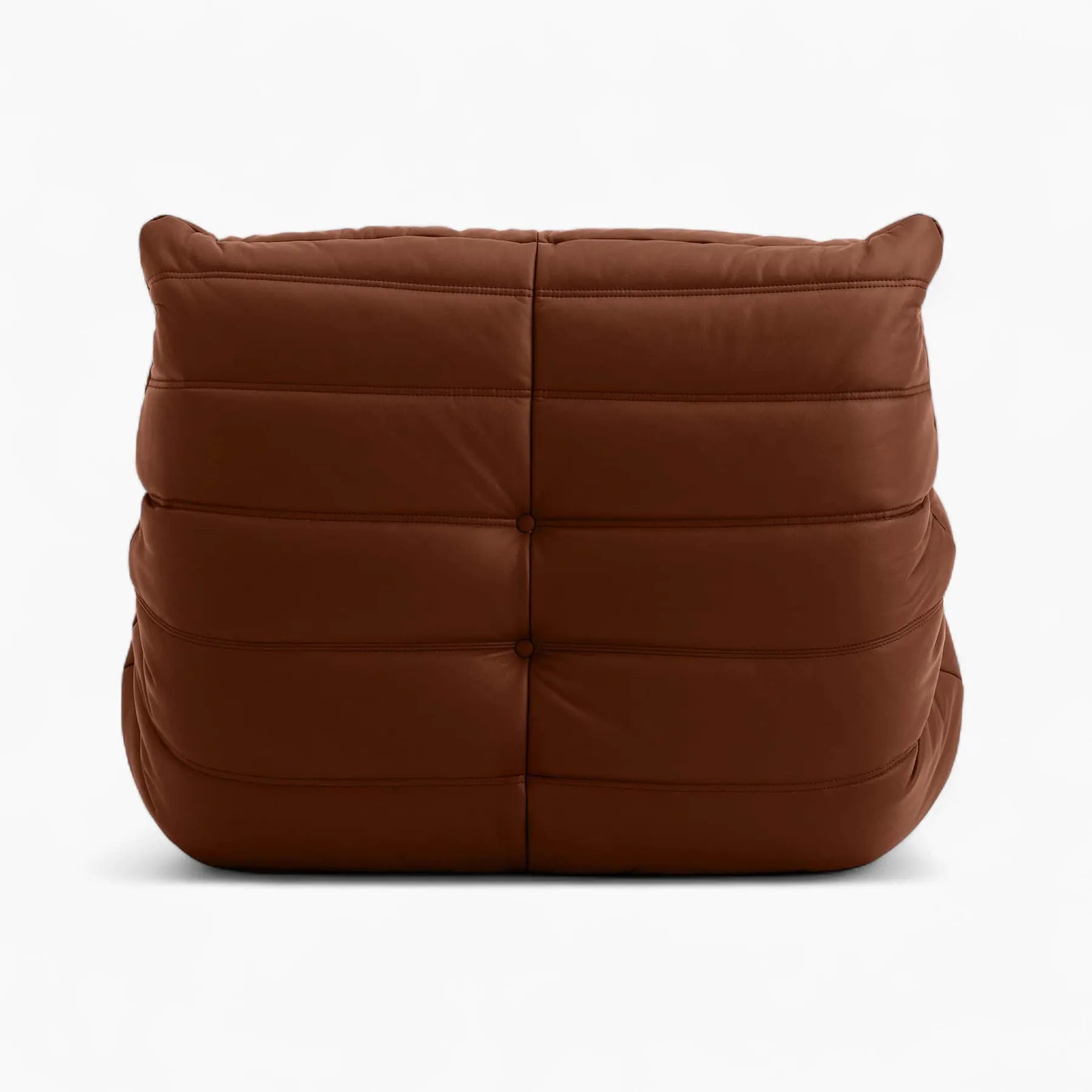 Caterpillar Fireside Chair leather armchair with frameless foam construction and premium upholstery